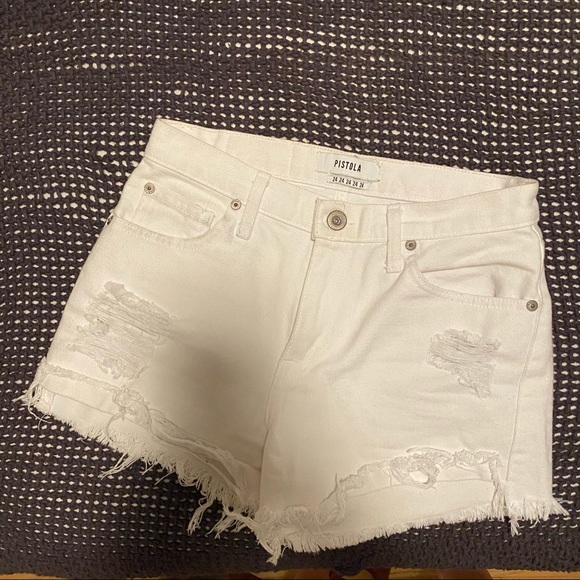 Pistola White Denim Short - Picture 3 of 4